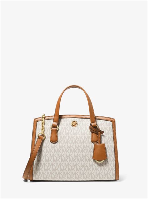 michael kors chantal small|Chantal Small Logo Messenger Bag .